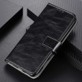 For Honor X5 Plus Retro Crazy Horse Texture Flip Leather Phone Case(Black)