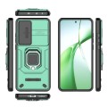 For OnePlus Nord CE4 5G Global Sliding Camshield TPU + PC Shockproof Phone Case with Holder(Green)