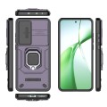 For OnePlus Nord CE4 5G Global Sliding Camshield TPU + PC Shockproof Phone Case with Holder(Purple)