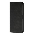 For Motorola Moto G Play 2024 Diamond Splicing Skin Feel Magnetic Leather Phone Case(Black)