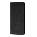 For Motorola Moto G04/G24 Diamond Splicing Skin Feel Magnetic Leather Phone Case(Black)
