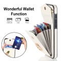 For iPhone 15 Pro Ring Holder RFID Card Slot Phone Case(Beige)