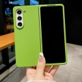 For Samsung Galaxy Z Fold5 Solid Color Spray Painting Phone Case(Green)