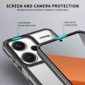 For Xiaomi Redmi Note 13 Pro+ Transparent Acrylic + TPU Shockproof Phone Case(Transparent Purple)