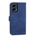 For Motorola Moto G Stylus 5G 2024 Dierfeng Dream Line TPU + PU Leather Phone Case(Blue)