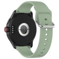24mm Universal Small Waist Silicone Watch Band(Green)