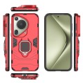 For Huawei Pura 70 Ultra Shockproof PC + TPU Holder Phone Case(Red)