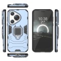 For Huawei Pura 70 Pro / Pura 70 Pro+ Shockproof PC + TPU Holder Phone Case(Navy Blue)