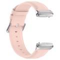 For Redmi Watch 3 Lite / Watch 3 Active Leather Replacement Watch Band(Light Pink)