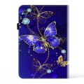 For Amazon Kindle Fire HD8 2022 Crystal Texture Painted Leather Tablet Case(Diamond Butterflies)