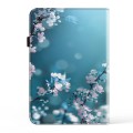 For Amazon Kindle Fire HD10 2023 Crystal Texture Painted Leather Tablet Case(Plum Bossom)