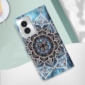 For Motorola Moto G Power 5G 2024 Colored Drawing Pattern Plain Weave Leather Phone Case(Undersea Ma