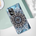 For Motorola Moto G Play 5G 2024 Colored Drawing Pattern Plain Weave Leather Phone Case(Undersea Man