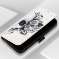 For Motorola Edge 40 Neo 3D Painting Horizontal Flip Leather Phone Case(Skull)
