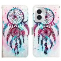 For Motorola Moto G Play 4G 2024 3D Painting Horizontal Flip Leather Phone Case(Color Drop Wind Chim
