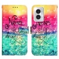 For Motorola Moto G Play 4G 2024 3D Painting Horizontal Flip Leather Phone Case(Chasing Dreams)