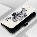 For Motorola Moto G Play 4G 2024 3D Painting Horizontal Flip Leather Phone Case(Skull)
