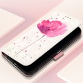 For Motorola Moto G34 3D Painting Horizontal Flip Leather Phone Case(Flower)