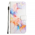 For Huawei P Smart Z / Y9 Prime 2019 PT003 Marble Pattern Flip Leather Phone Case(LS004 Marble White