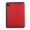 For iPad Pro 11 2022 / Air 10.9 2022 Simple Crazy Horse Leather Tablet Case(Red)