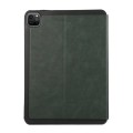 For iPad Pro 11 2022 / Air 10.9 2022 Simple Crazy Horse Leather Tablet Case(Green)
