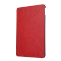 For iPad 10.2 2021 / 10.5 2019 Simple Crazy Horse Leather Tablet Case(Red)