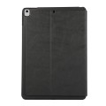 For iPad 10.2 2021 / 10.5 2019 Simple Crazy Horse Leather Tablet Case(Black)