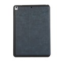 For iPad 9.7 2018 / 2017 / Air Simple Crazy Horse Leather Tablet Case(Blue)