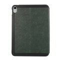 For iPad 10th Gen 10.9 2022 Simple Crazy Horse Leather Tablet Case(Green)