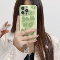 For iPhone 15 Plus PC Phone Case(Green Text)