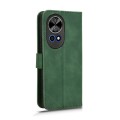 For Huawei nova 12 Pro 5G Skin Feel Magnetic Flip Leather Phone Case(Green)