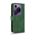 For Huawei Pura 70 Pro Skin Feel Magnetic Flip Leather Phone Case(Green)