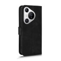 For Huawei Pura 70 Skin Feel Magnetic Flip Leather Phone Case(Black)