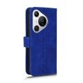 For Huawei Pura 70 Skin Feel Magnetic Flip Leather Phone Case(Blue)