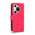 For Huawei Pura 70 Skin Feel Magnetic Flip Leather Phone Case(Rose Red)