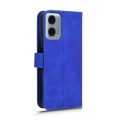 For Motorola Moto G Power 5G 2024 Skin Feel Magnetic Flip Leather Phone Case(Blue)
