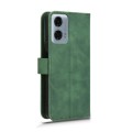 For Motorola Moto G34 5G Skin Feel Magnetic Flip Leather Phone Case(Green)