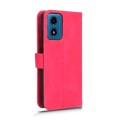For Motorola Moto G04 / G24 Skin Feel Magnetic Flip Leather Phone Case(Rose Red)