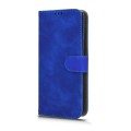 For Honor 100 Pro 5G Skin Feel Magnetic Flip Leather Phone Case(Blue)