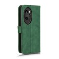 For Honor 100 Pro 5G Skin Feel Magnetic Flip Leather Phone Case(Green)