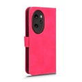 For Honor 100 Pro 5G Skin Feel Magnetic Flip Leather Phone Case(Rose Red)