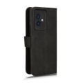 For Honor 100 5G Skin Feel Magnetic Flip Leather Phone Case(Black)