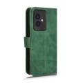 For Honor 100 5G Skin Feel Magnetic Flip Leather Phone Case(Green)