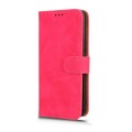 For Honor 100 5G Skin Feel Magnetic Flip Leather Phone Case(Rose Red)