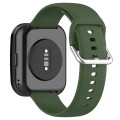 For Amazfit Bip 5 Silicone Watch Band, Size:L Size(Army Green)