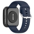 For Amazfit Bip 5 Silicone Watch Band, Size:S Size(Midnight Blue)