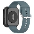 For Amazfit Bip 5 Silicone Watch Band, Size:S Size(Rock Blue)