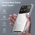 For Xiaomi 14 Aromatherapy Magnetic Metal Phone Case(Silver)