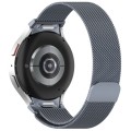 For Samsung Galaxy Watch 6 Button Style Milan Magnetic Metal Watch Band(Space Grey)