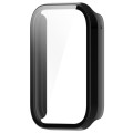 For Xiaomi Mi Band 8 Pro PC + Tempered Glass Film Integrated Watch Protective Case(Black)
